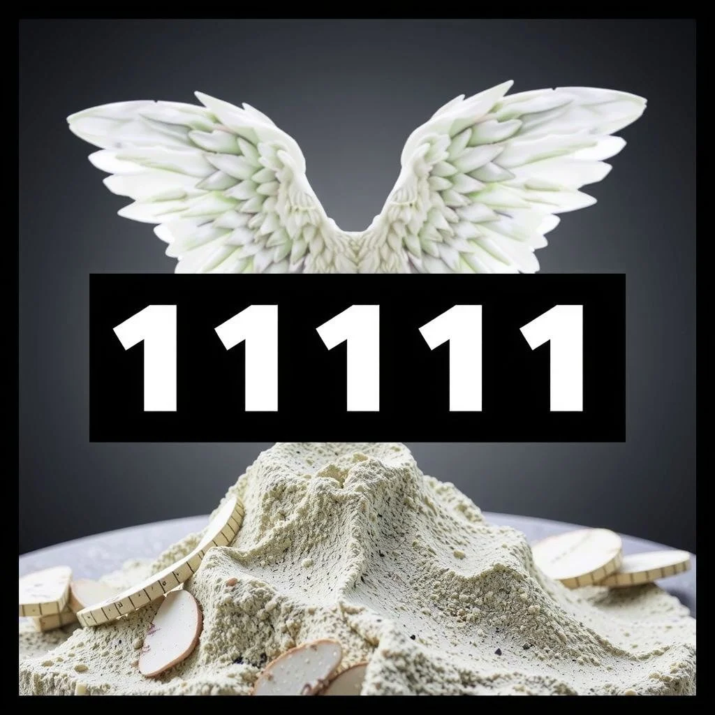 11111 angel number meaning illustration