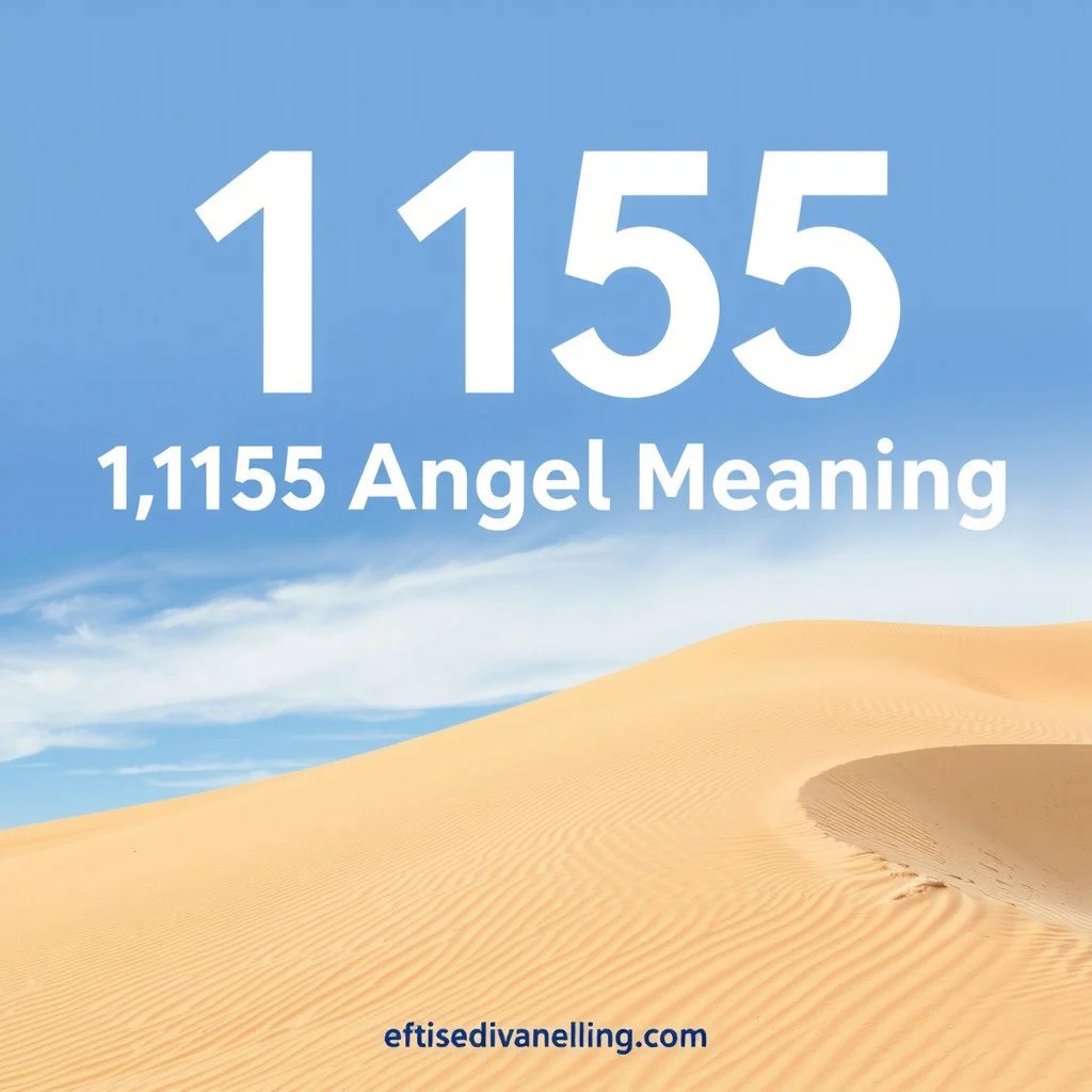 1155 angel number meaning illustration