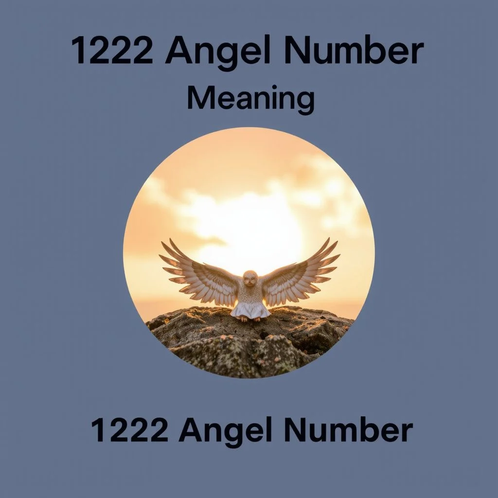 1222 angel number meaning illustration