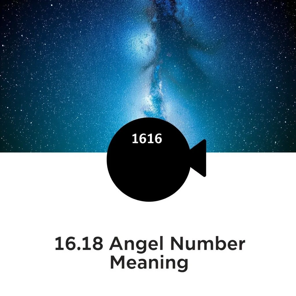 1616 angel number meaning illustration