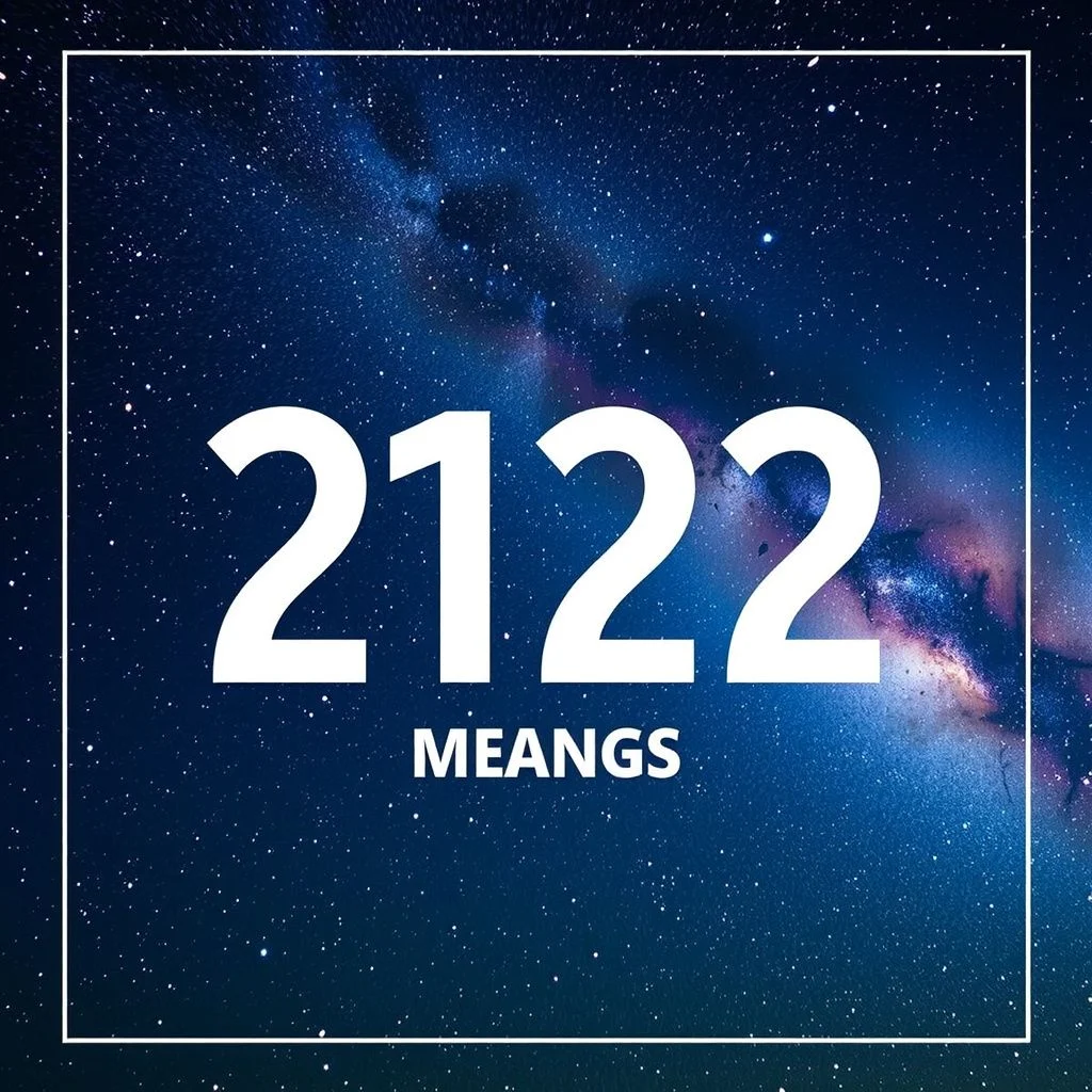222 angel number meaning illustration