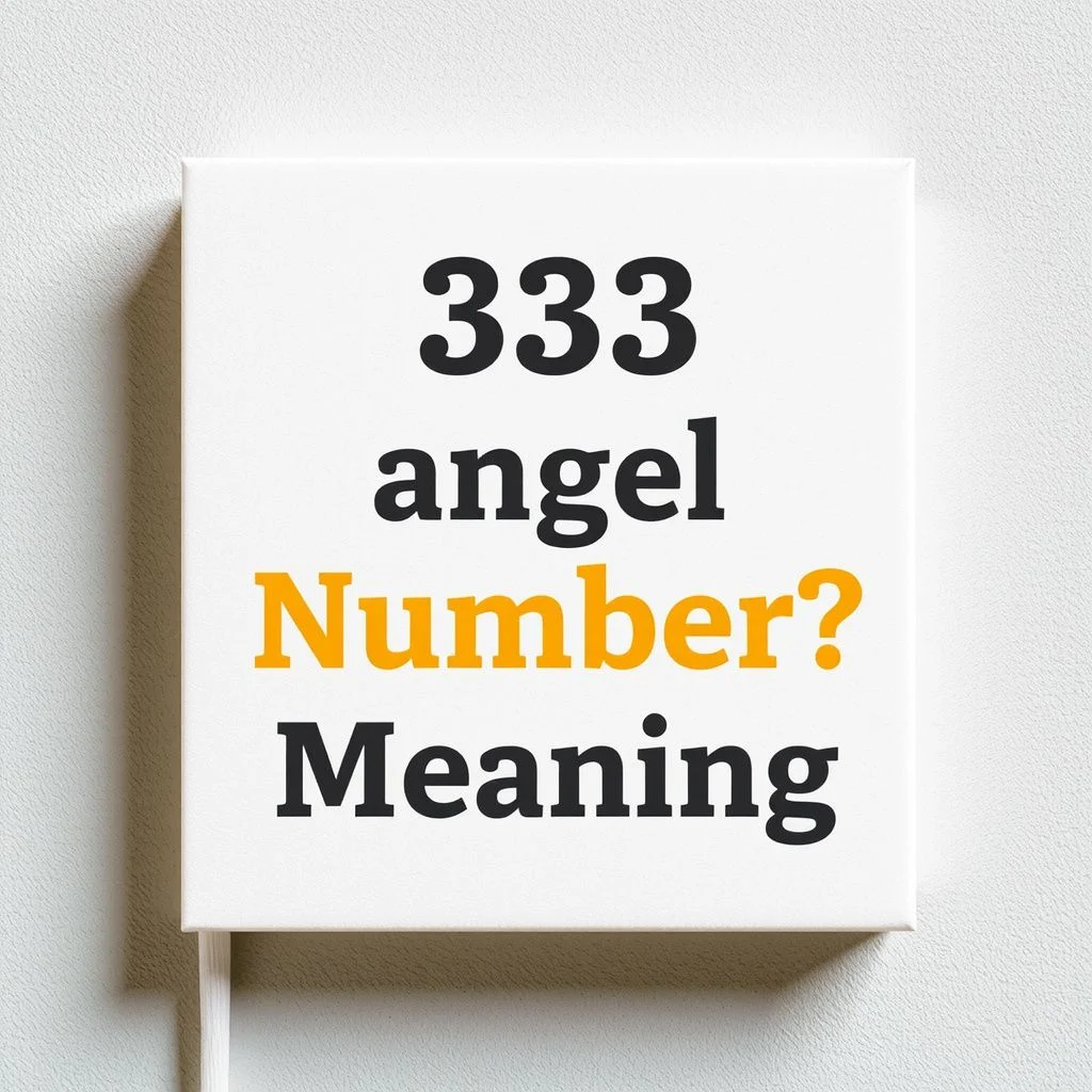 333 angel number meaning illustration