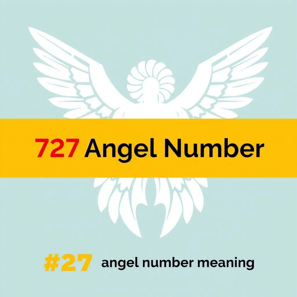 727 angel number meaning illustration