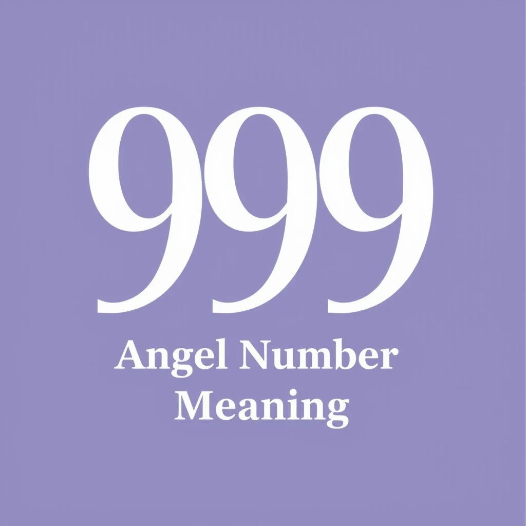999 angel number meaning illustration