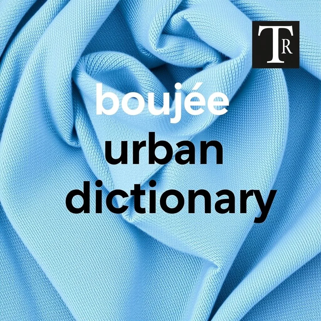boujee urban dictionary illustration