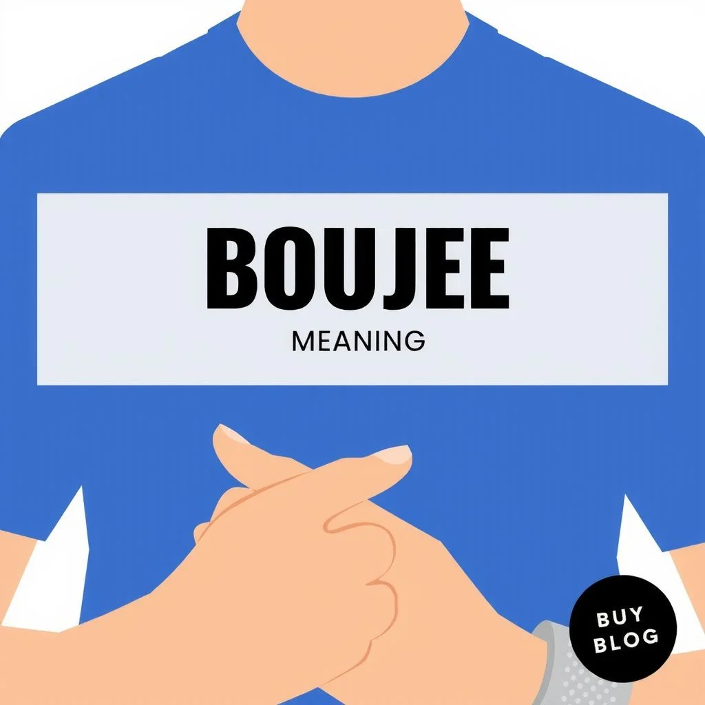define boujee meaning illustration