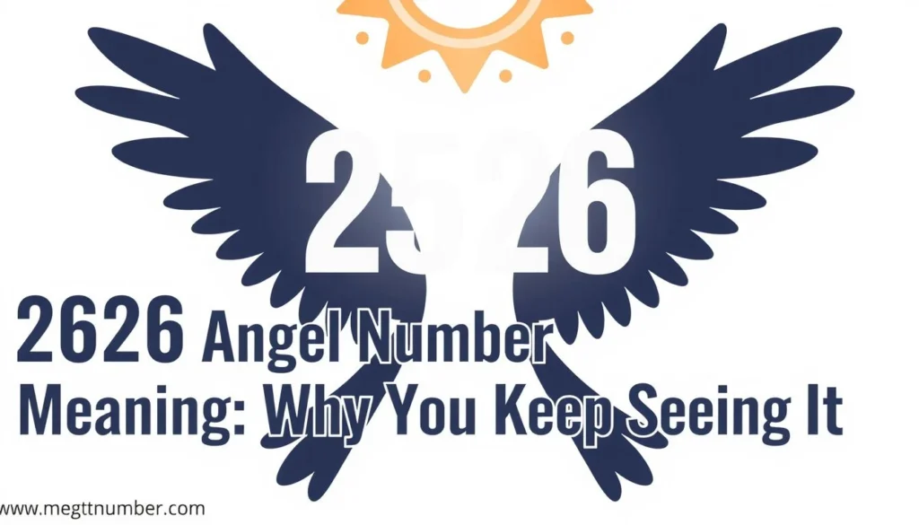2626 angel number meaning — 2626 Angel Number Meaning: Why You Keep Seeing It