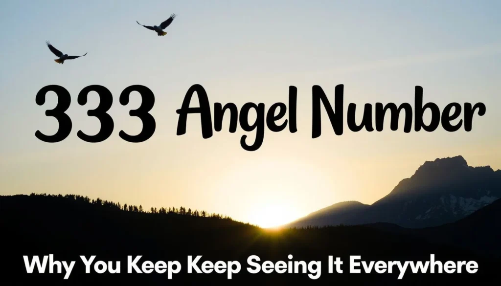 333 angel number meaning — 333 Angel Number Meaning: Why You Keep Seeing It Everywhere