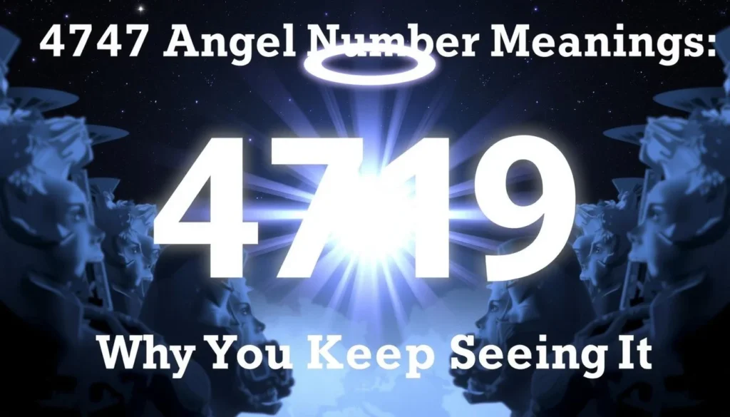 4747 angel number meaning — 4747 Angel Number Meaning: Why You Keep Seeing It