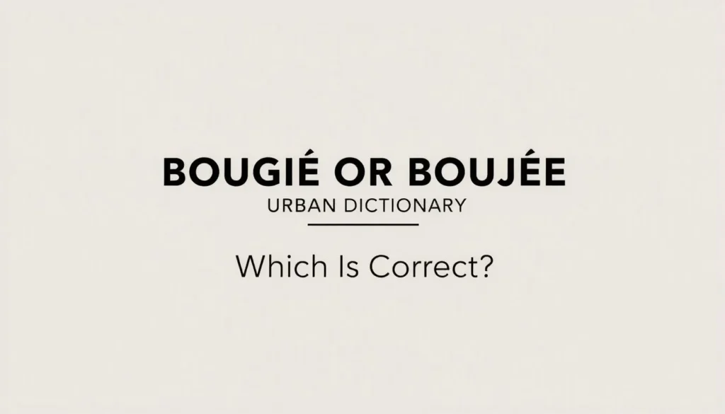bougie or boujee meaning urban dictionary — Bougie or Boujee Meaning Urban Dictionary: Which Is Correct?