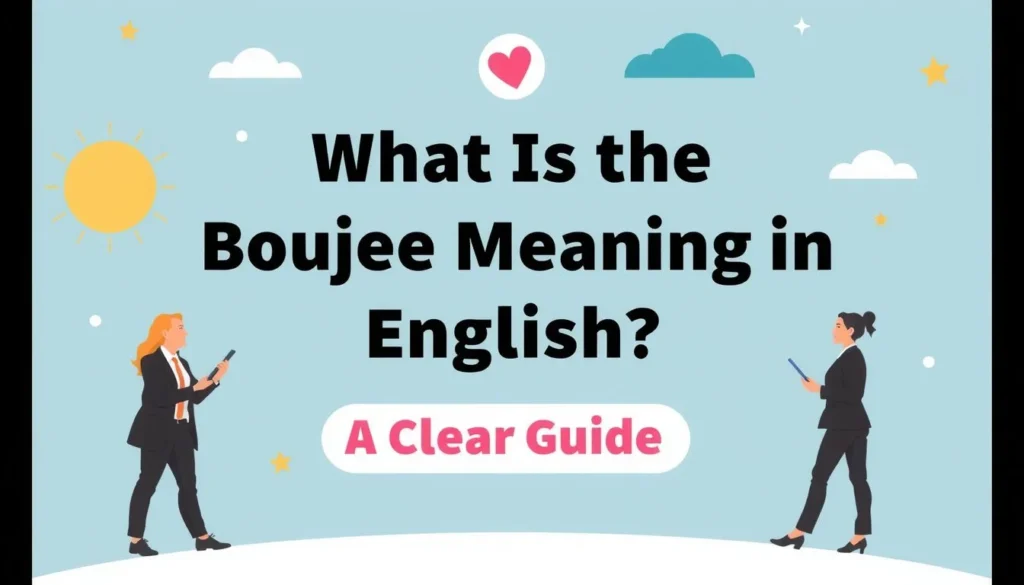 boujee meaning in english — What Is the Boujee Meaning in English? A Clear Guide